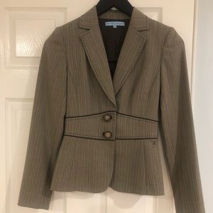 Classy + chic Antonio Melani striped blazer.
